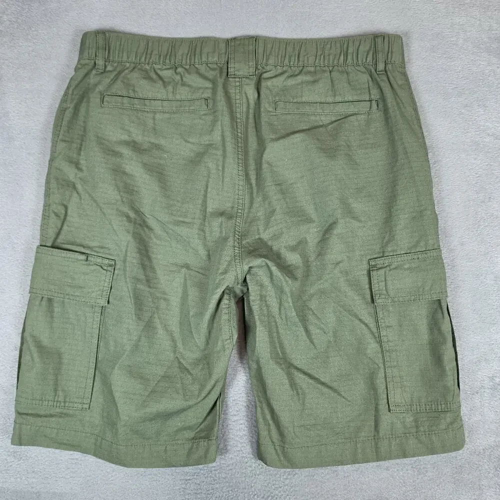 RedHead Men's Ripstop Cargo Shorts Olive Green Outdoor Hiking Utility Size 36